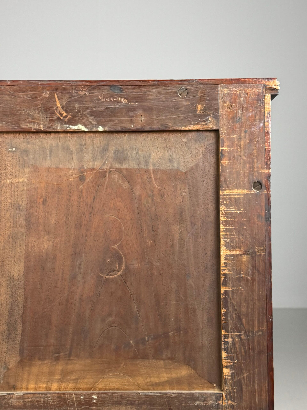 English Mahogany Campaign Chest of Drawers, 19th Century, photo 22