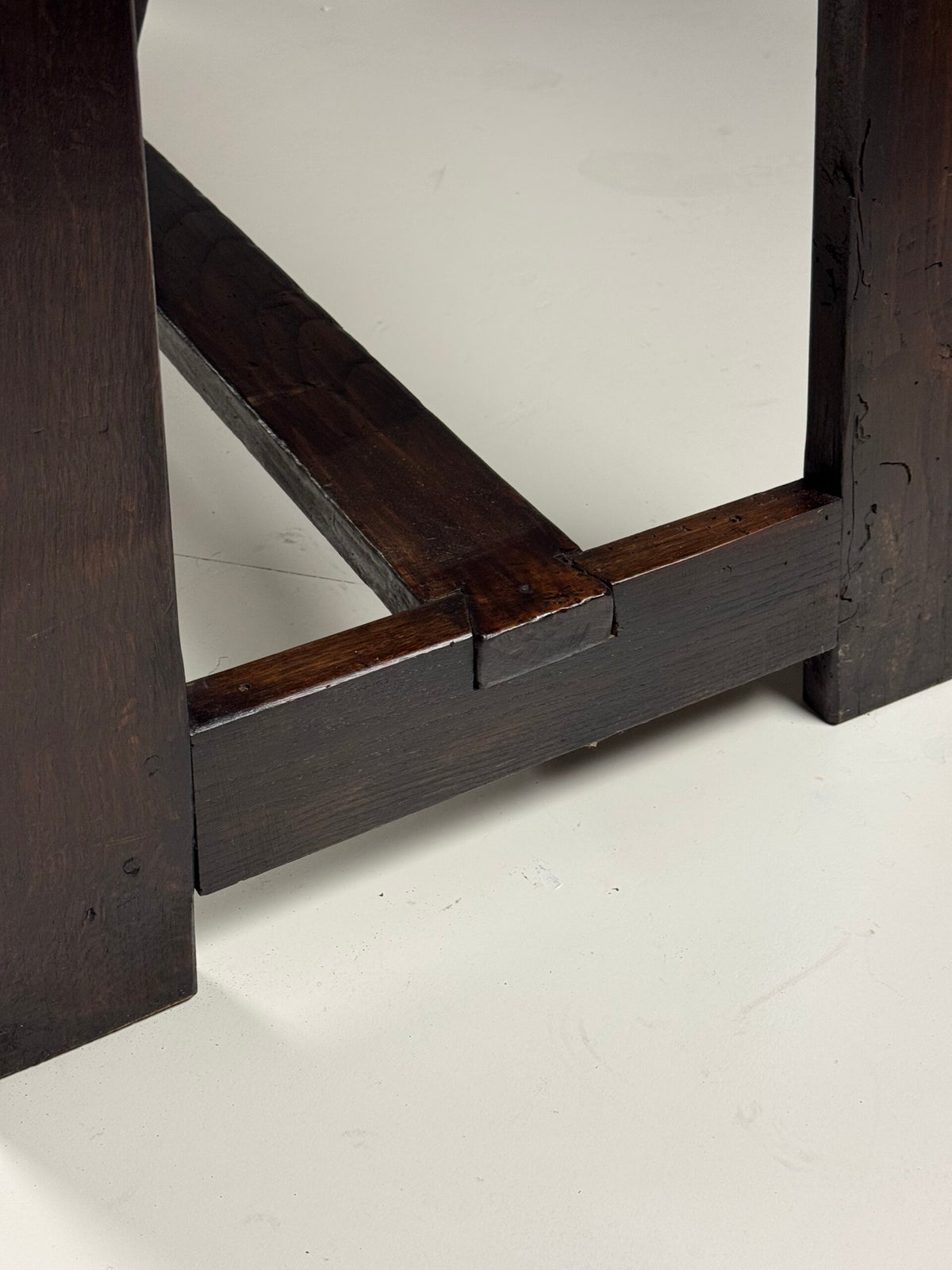 Italian Walnut Refectory Dining Table, Early 20th Century, photo 9