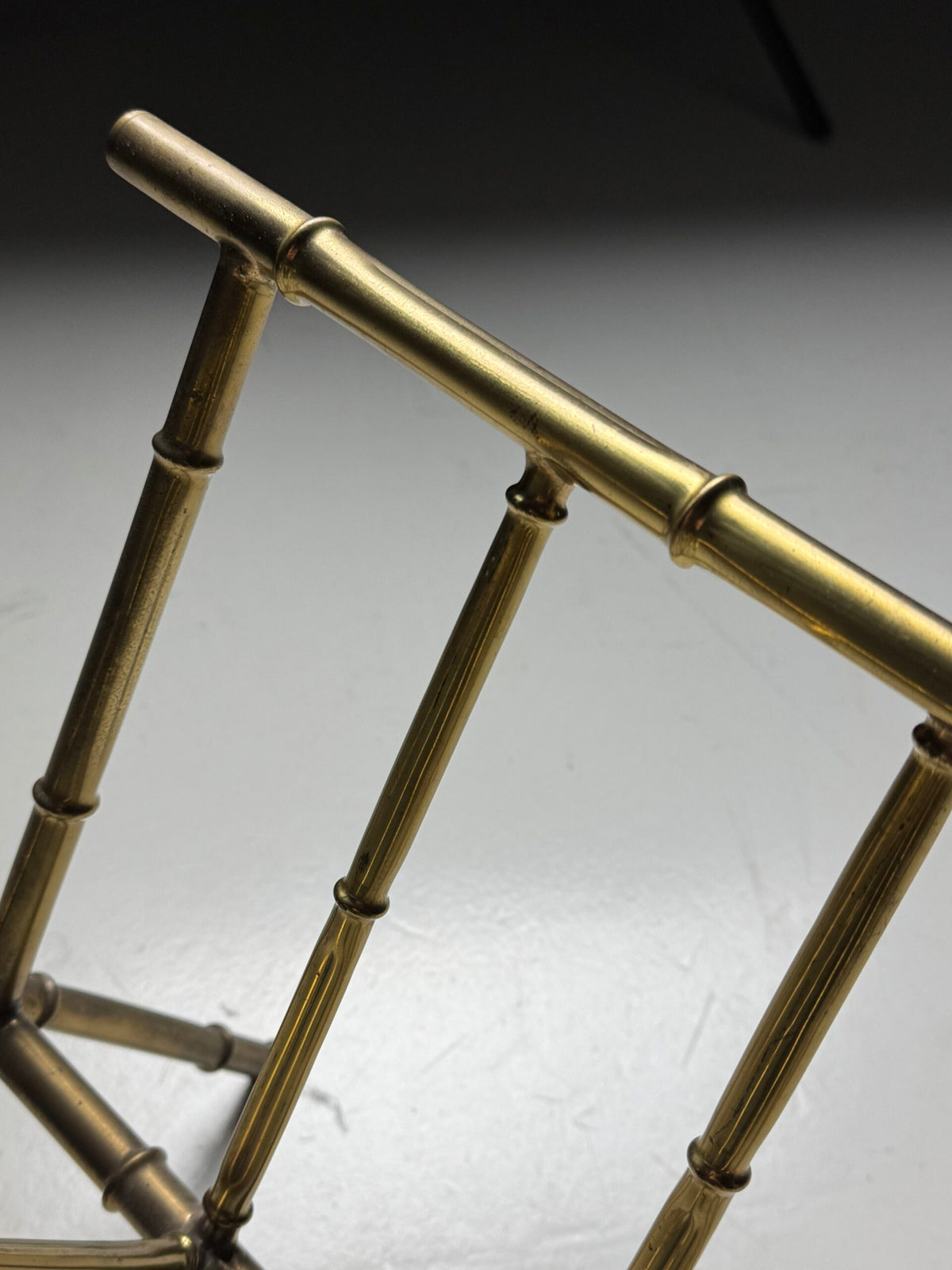 Faux Bamboo Magazine Rack, 20th Century, photo 2