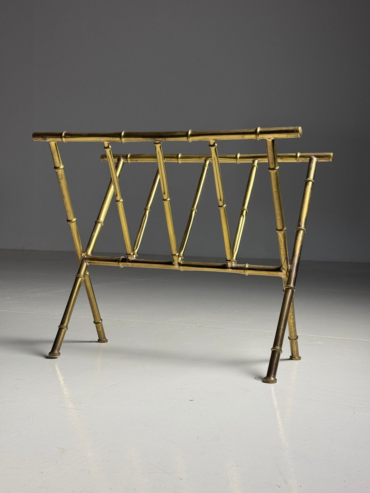 Faux Bamboo Magazine Rack, 20th Century, photo 7