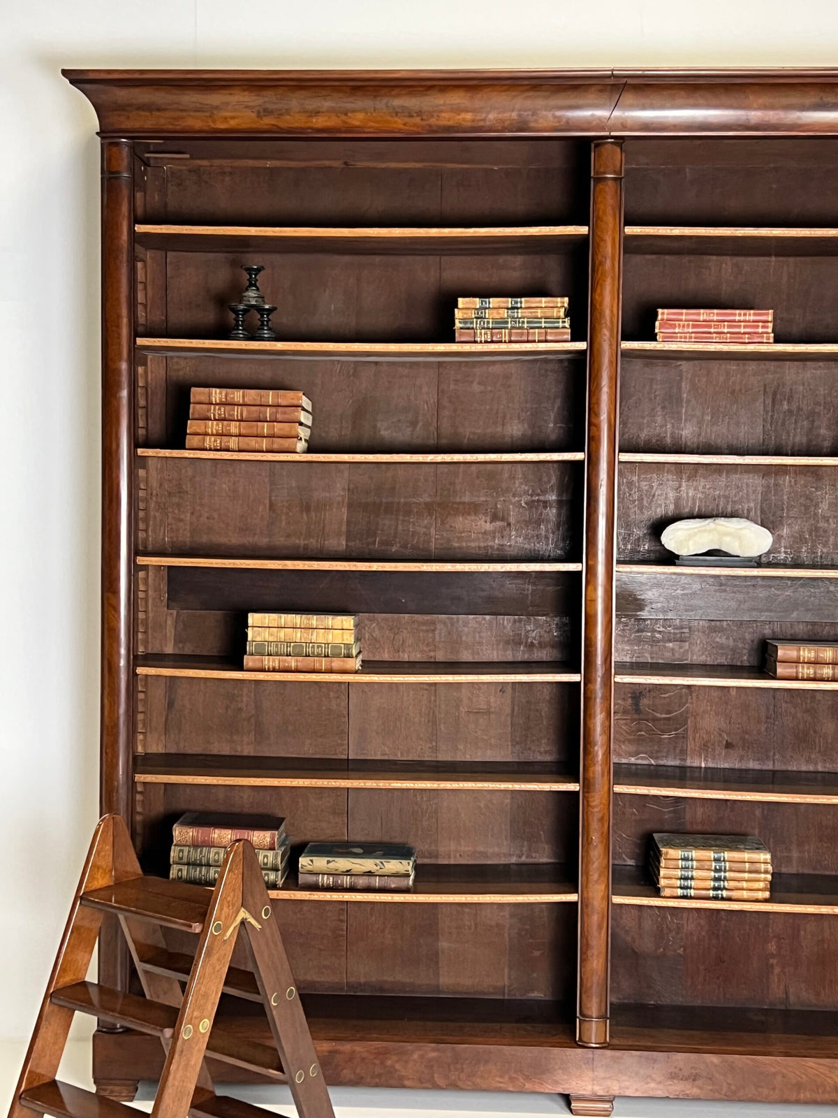 Giant Mahogany Library Bookcase, 19th Century, photo 24