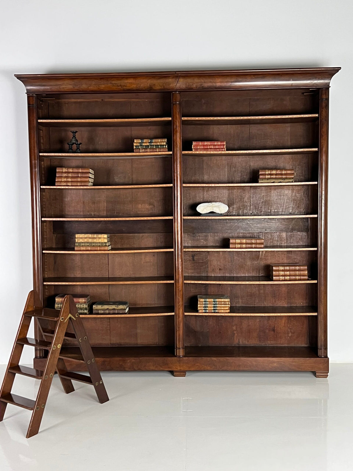 Giant Mahogany Library Bookcase, 19th Century, photo 23