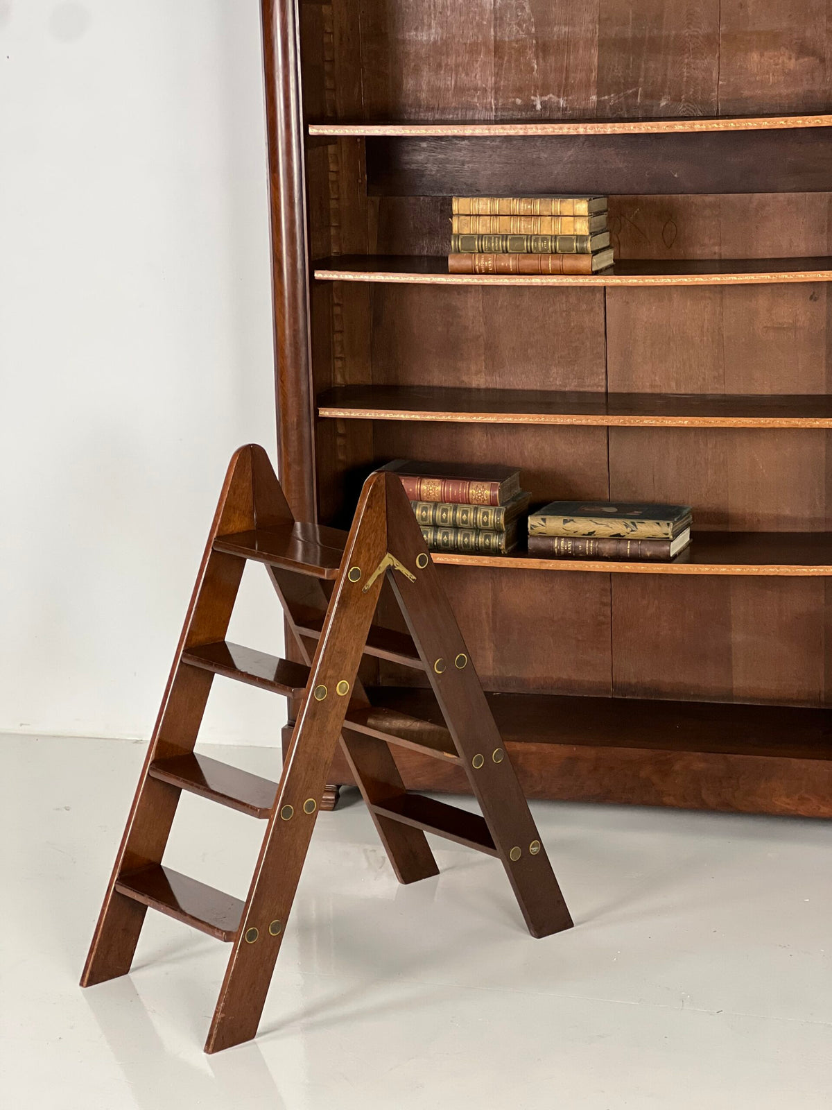 Giant Mahogany Library Bookcase, 19th Century, photo 21