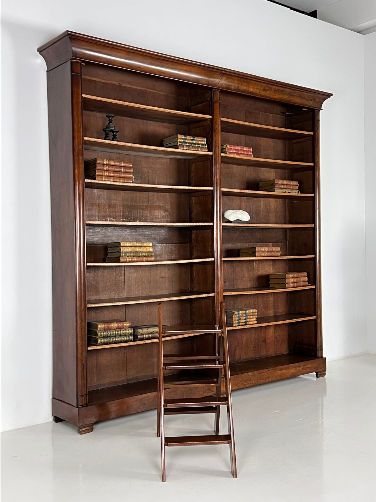 Giant Mahogany Library Bookcase, 19th Century, photo 18