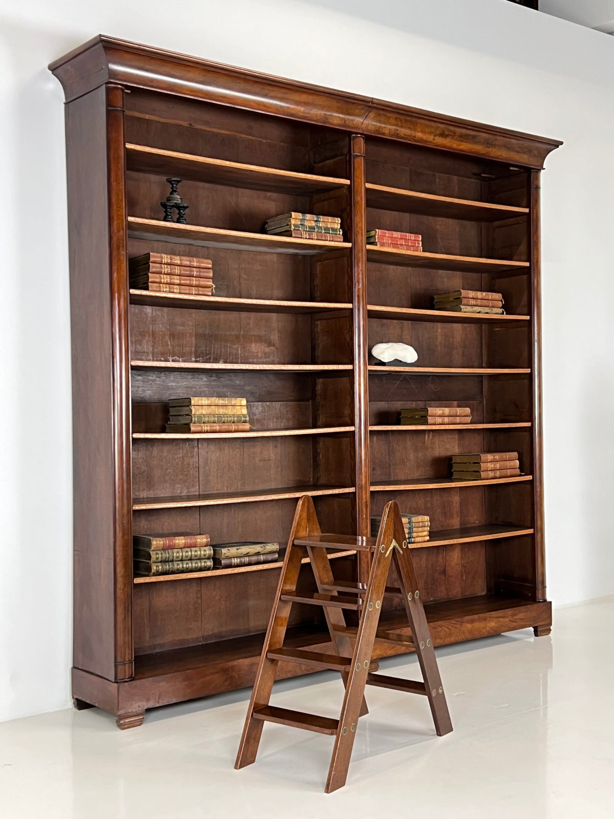 Giant Mahogany Library Bookcase, 19th Century, photo 5