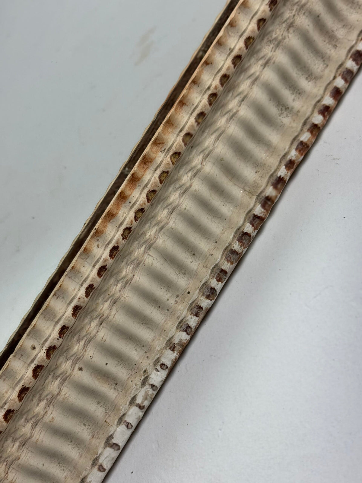 French Ribbed Mirror, c. 1900, photo 2