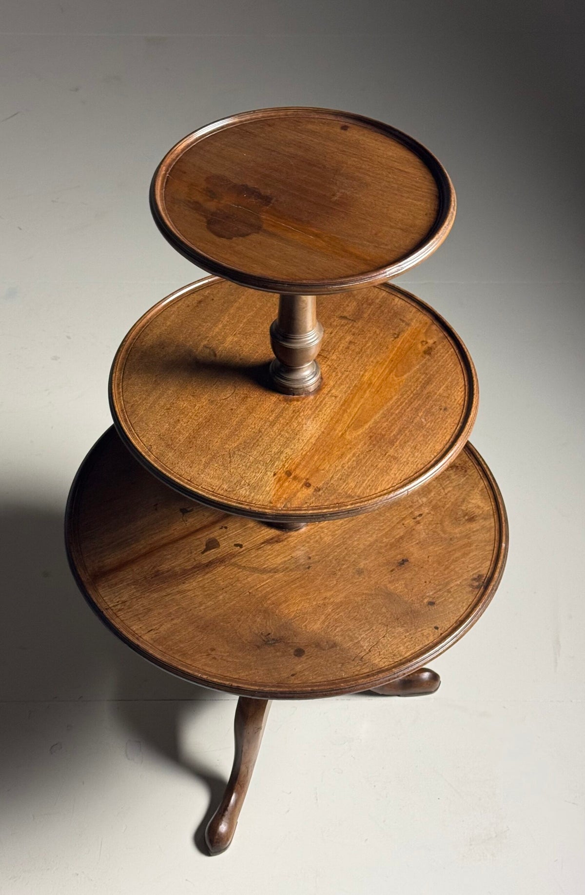 English Mahogany Etagere Tray Table, 19th Century, photo 3
