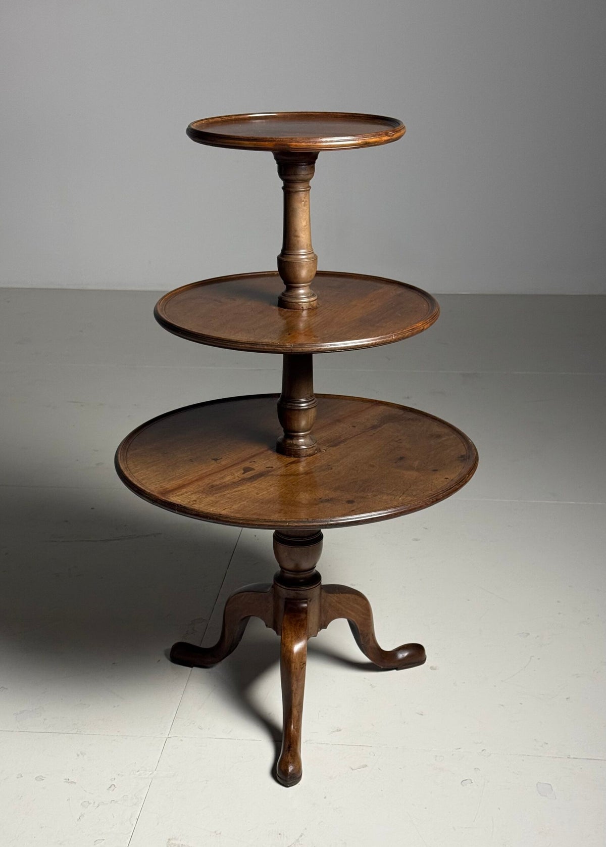 English Mahogany Etagere Tray Table, 19th Century, photo 5