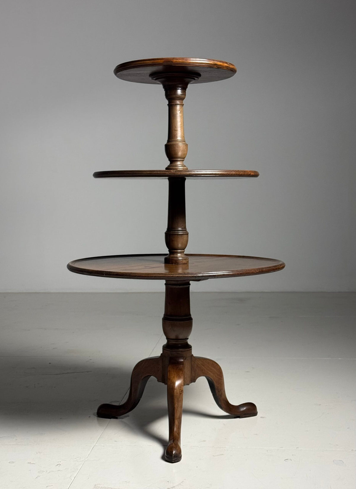 English Mahogany Etagere Tray Table, 19th Century, photo 6