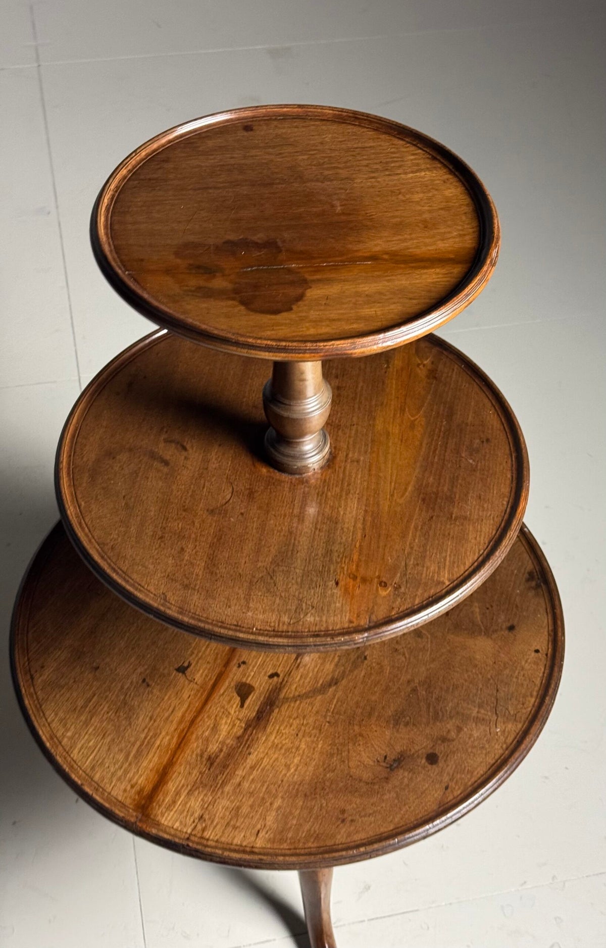 English Mahogany Etagere Tray Table, 19th Century, photo 7
