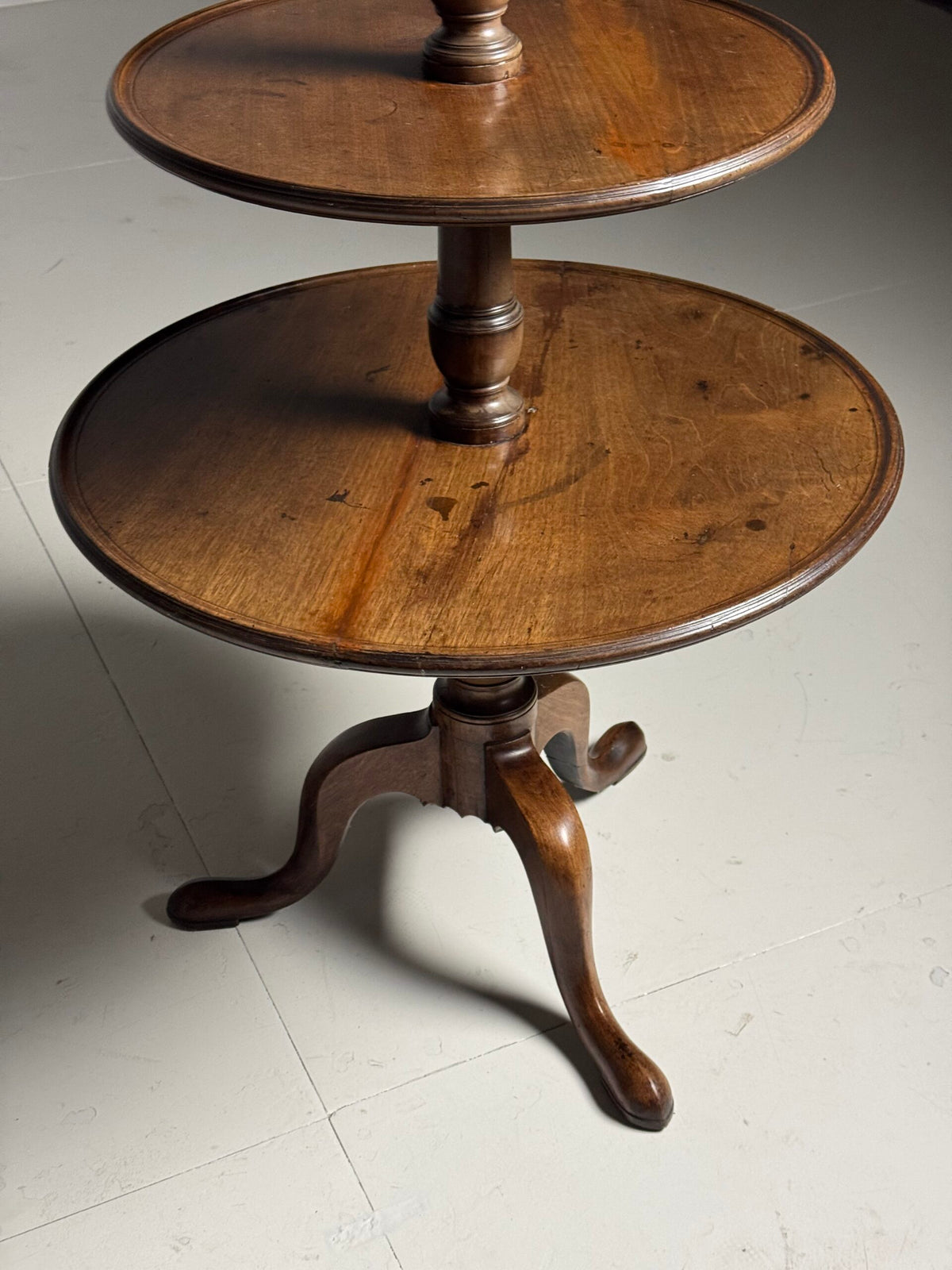 English Mahogany Etagere Tray Table, 19th Century, photo 8