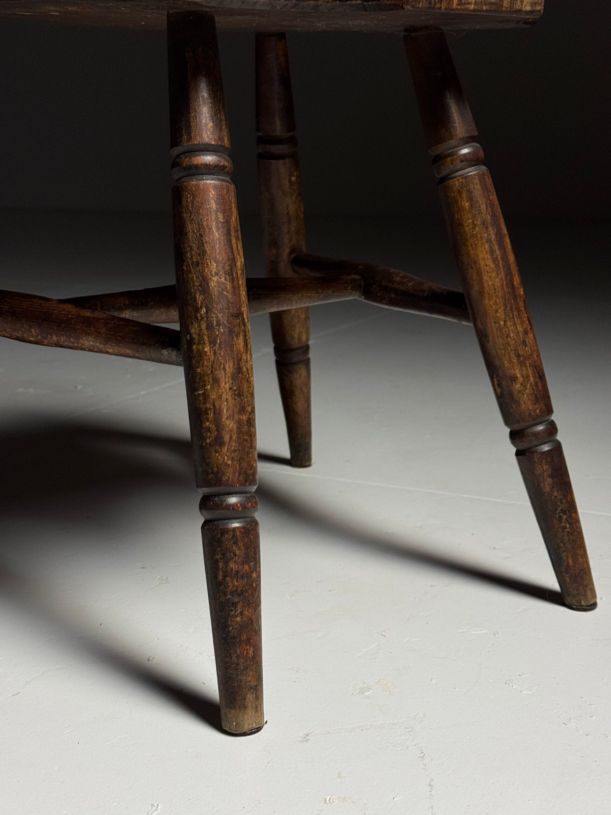 Set of Six English Windsor Spindle Back Chairs, 1935, photo 15