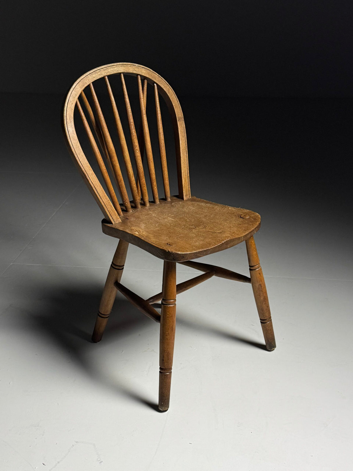 Set of Two Oak Windsor Dining Chairs, Early 20th Century, photo 19
