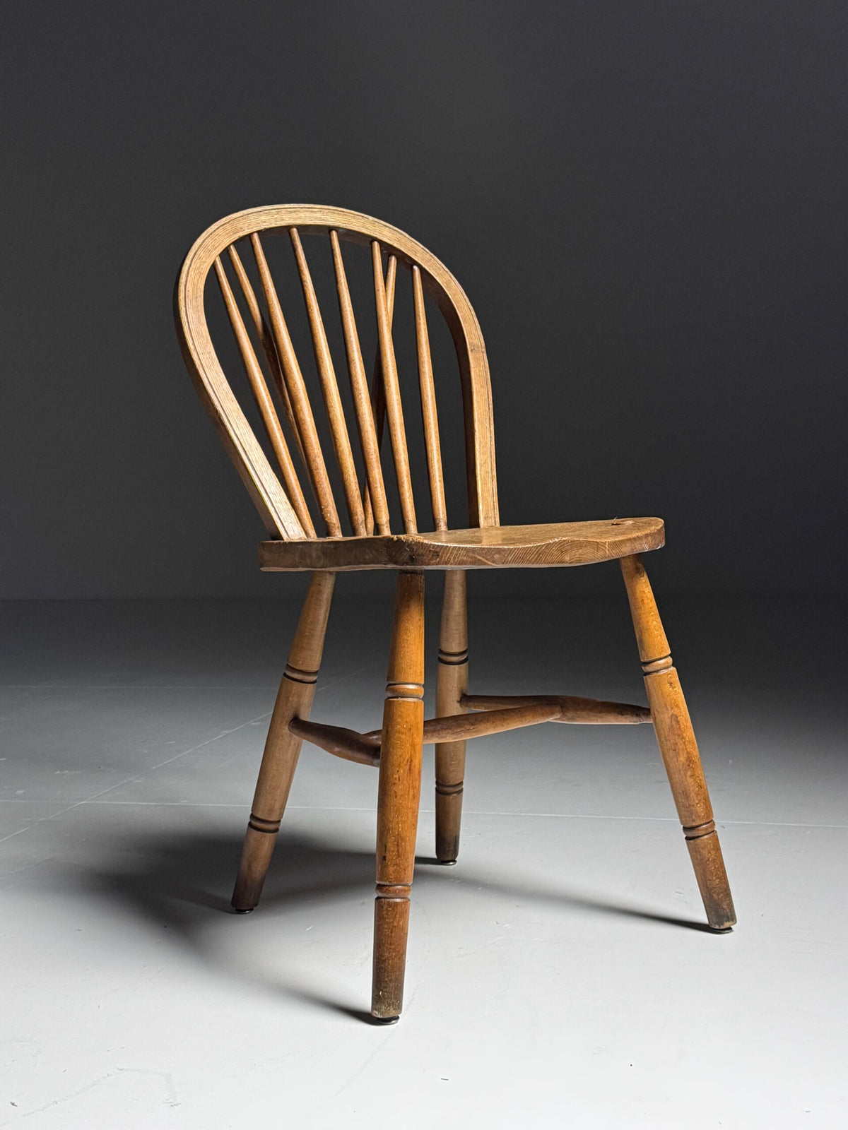 Set of Two Oak Windsor Dining Chairs, Early 20th Century, photo 18