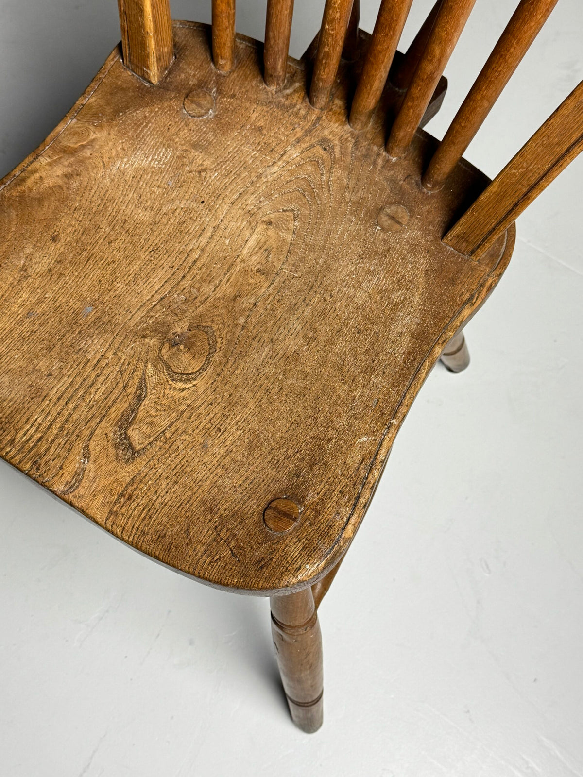 Set of Two Oak Windsor Dining Chairs, Early 20th Century, photo 8