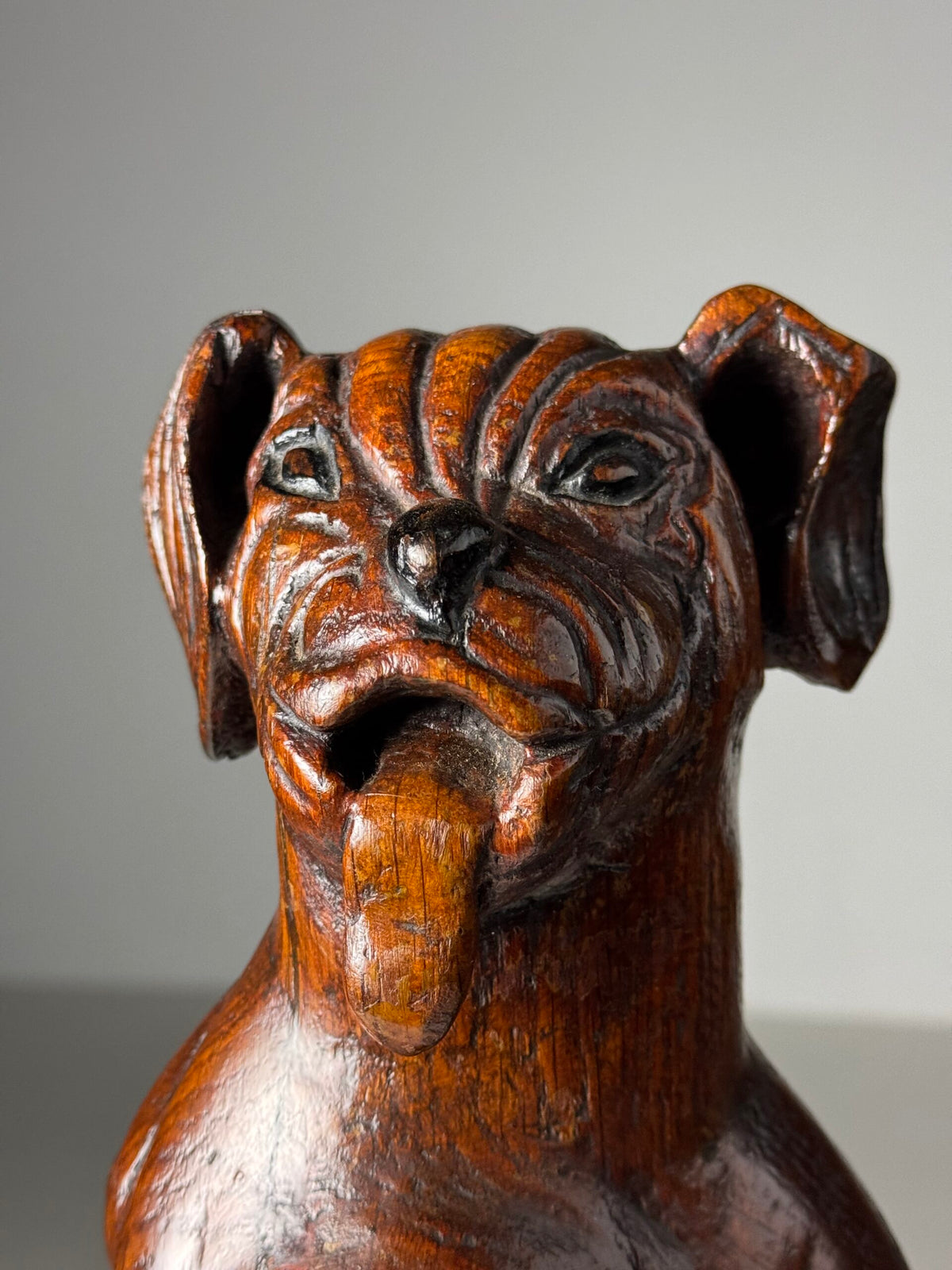 Carved Wooden Dog of Saint Roch, Venice, 18th Century, photo 4