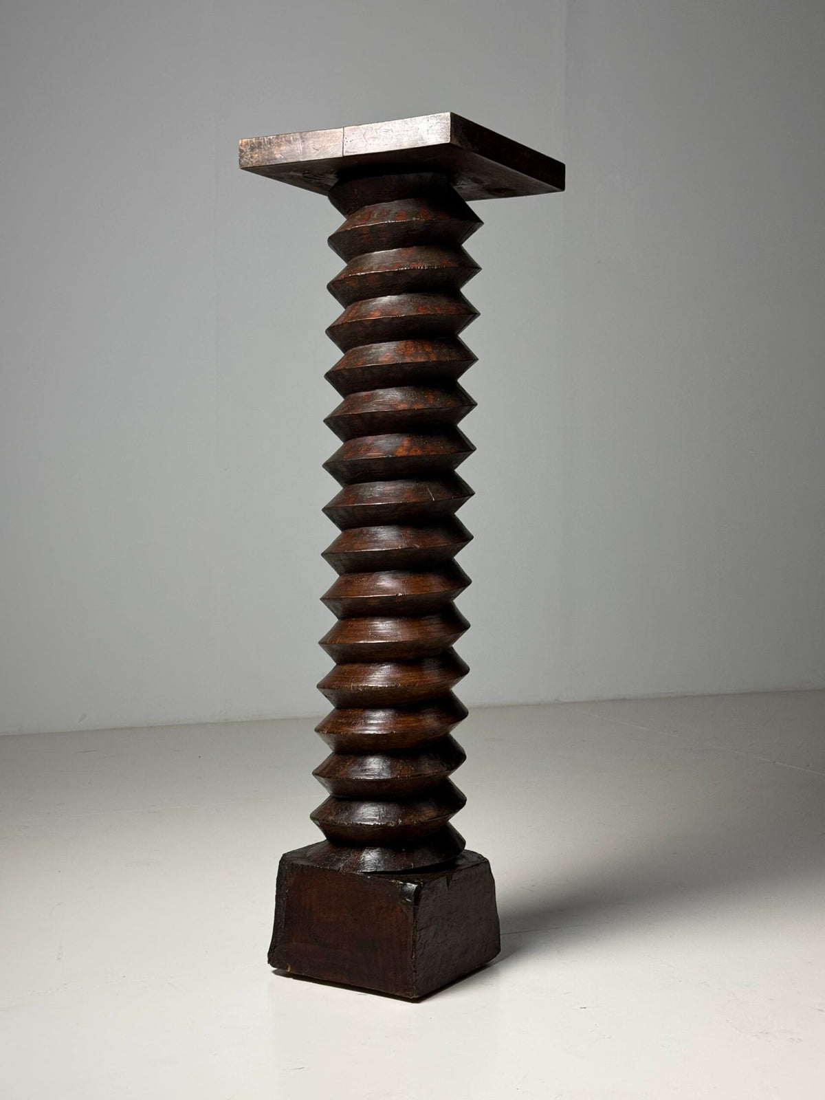 French Press Column Pedestal, c. 1900, photo 18