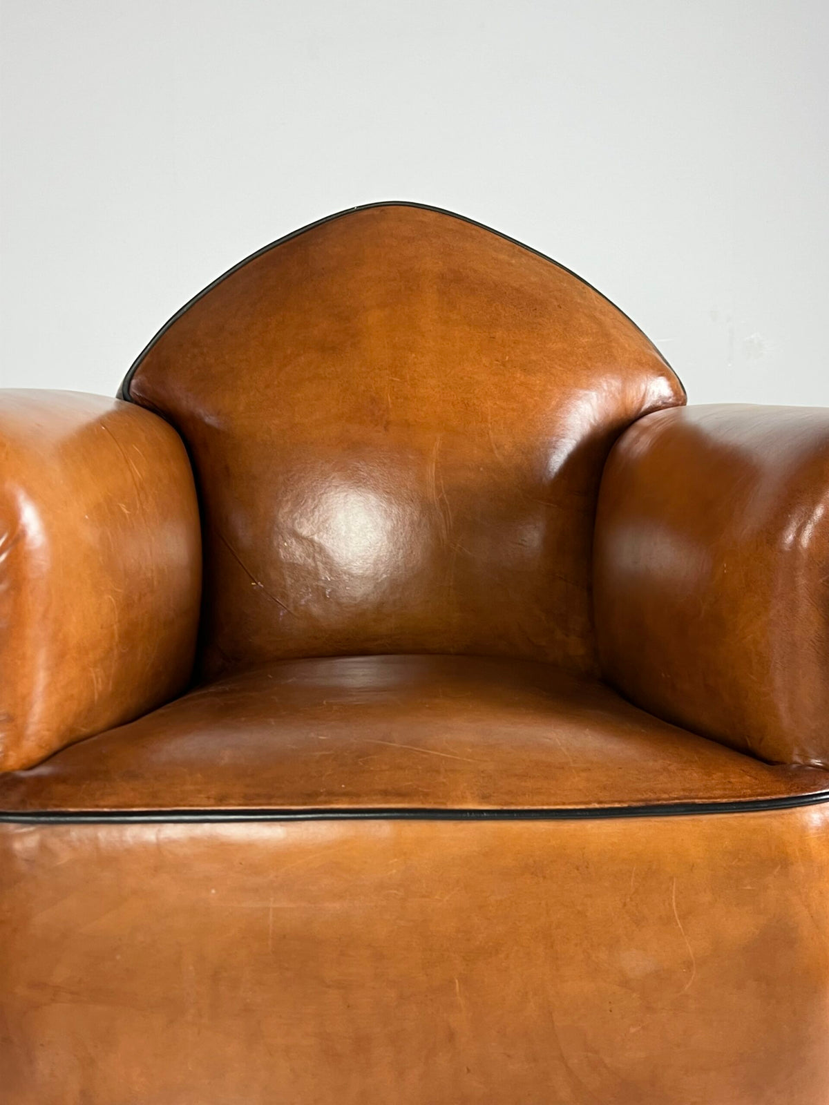 Pair of 1920s Art Deco Sheepskin Club Chairs, photo 16