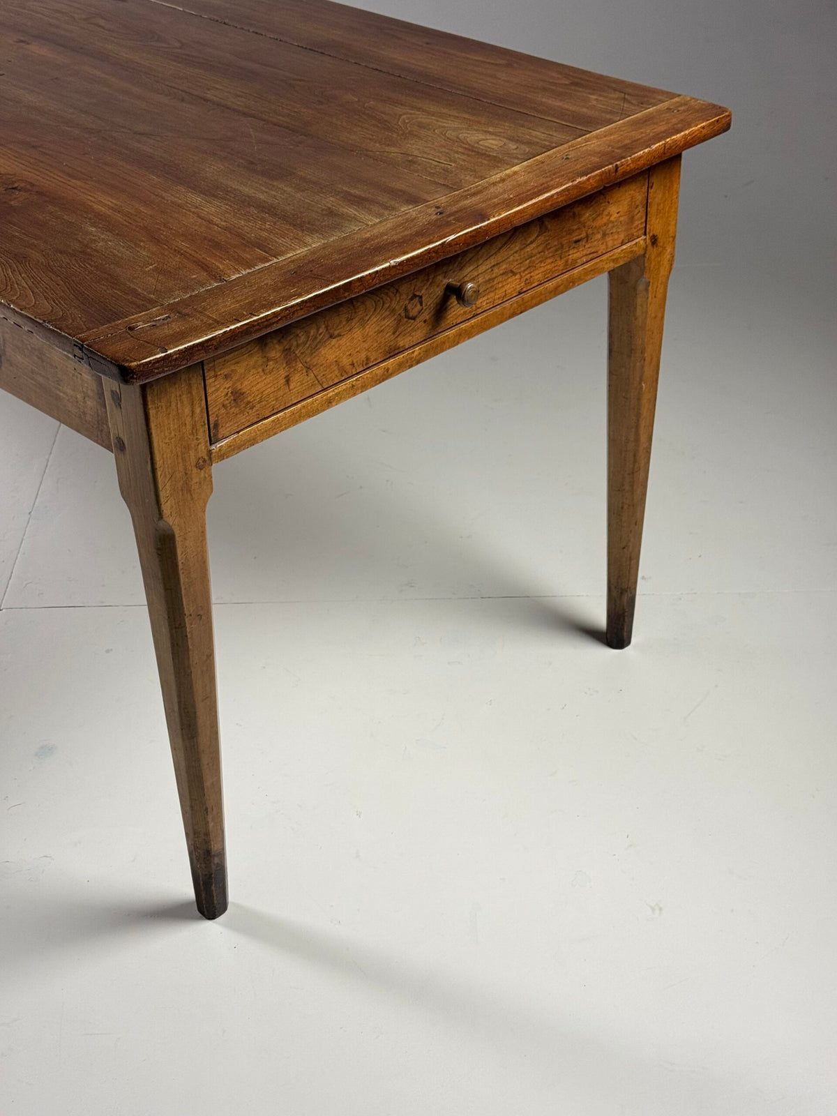 French Farmhouse Dining Table with Extension, 19th Century, photo 7