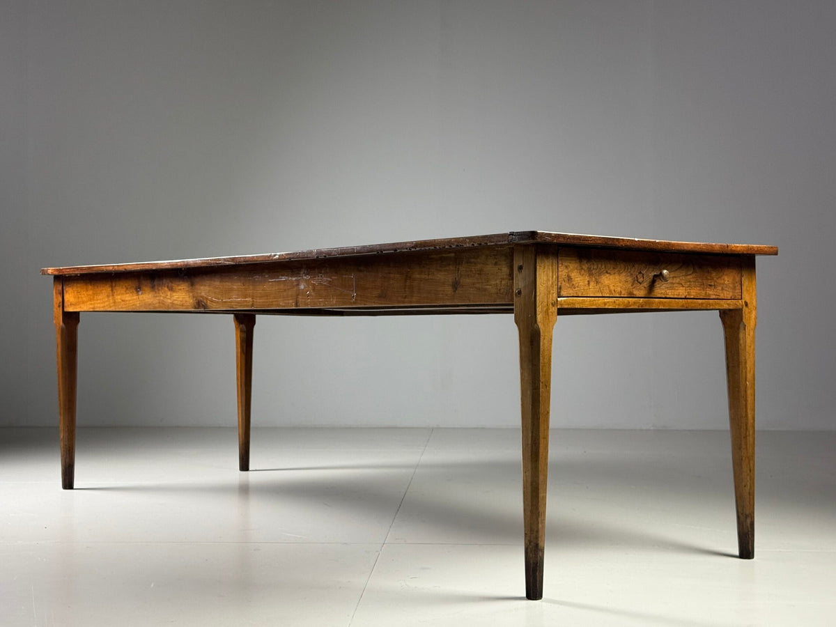 French Farmhouse Dining Table with Extension, 19th Century, photo 21