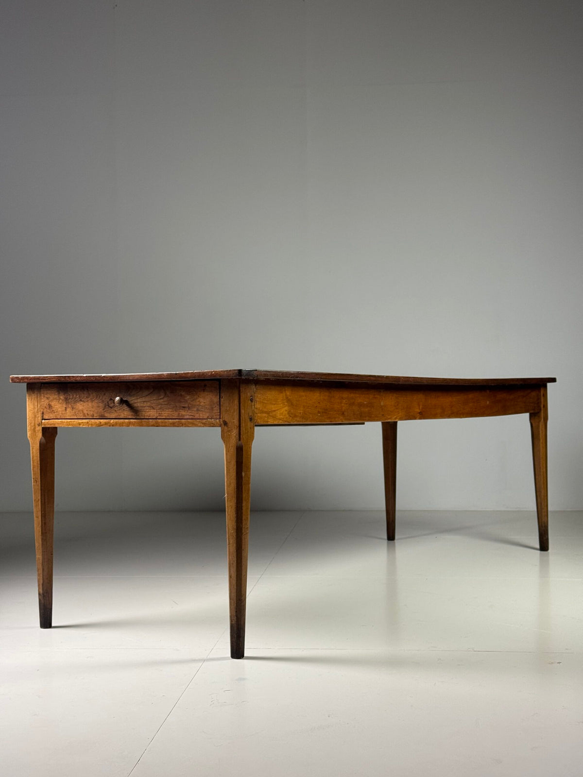 French Farmhouse Dining Table with Extension, 19th Century, photo 25