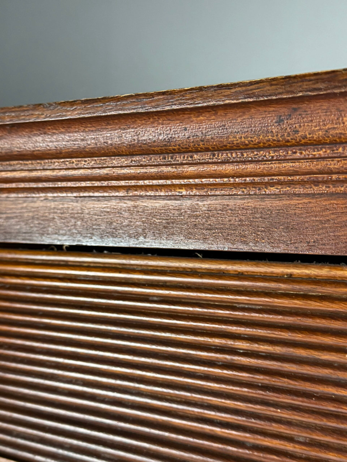 Belgian Oak Roll-Front Filing Cabinet, Early 20th Century, photo 12