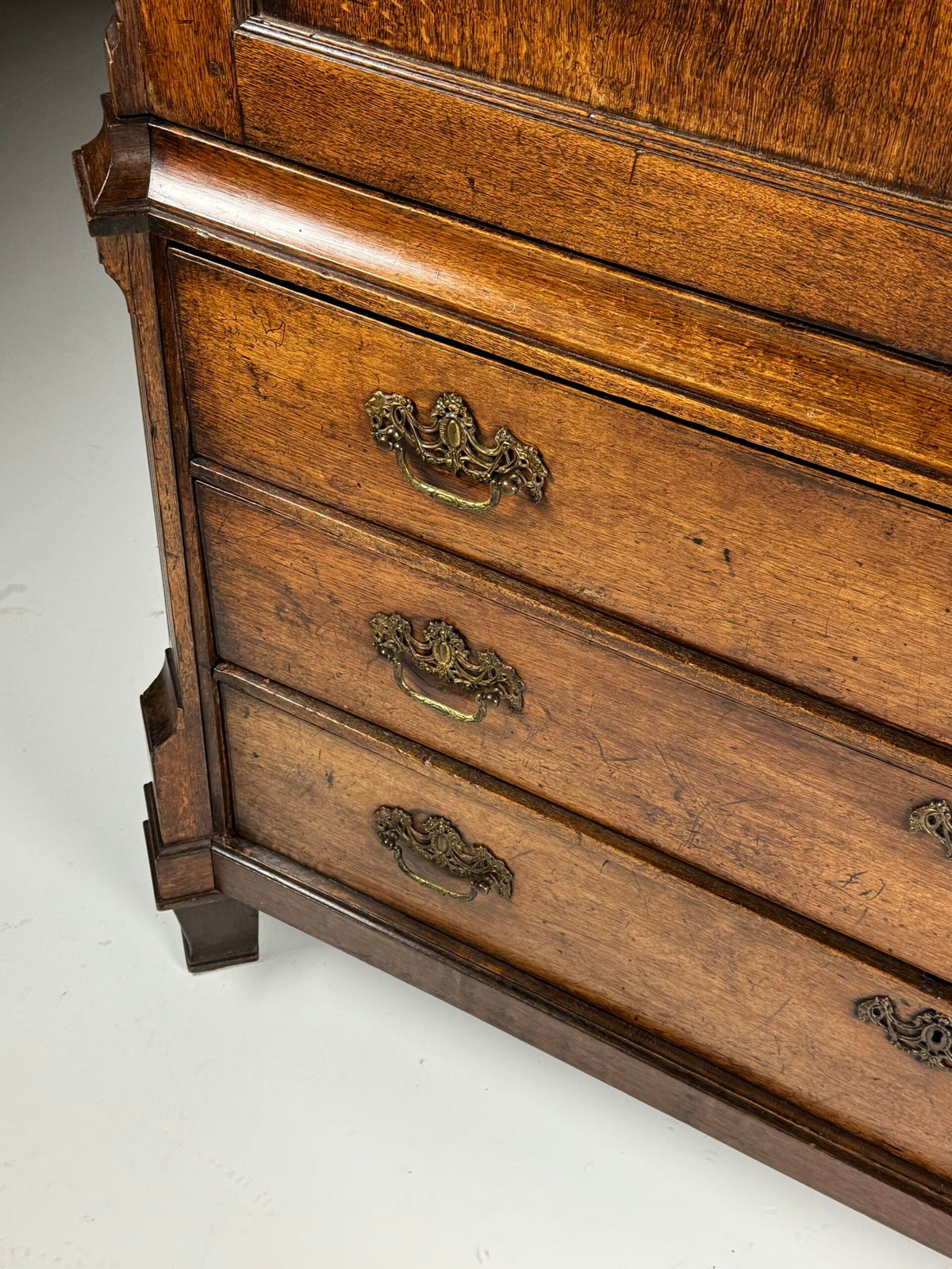 Dutch Solid Oak Cabinet, Late 18th Century, photo 6