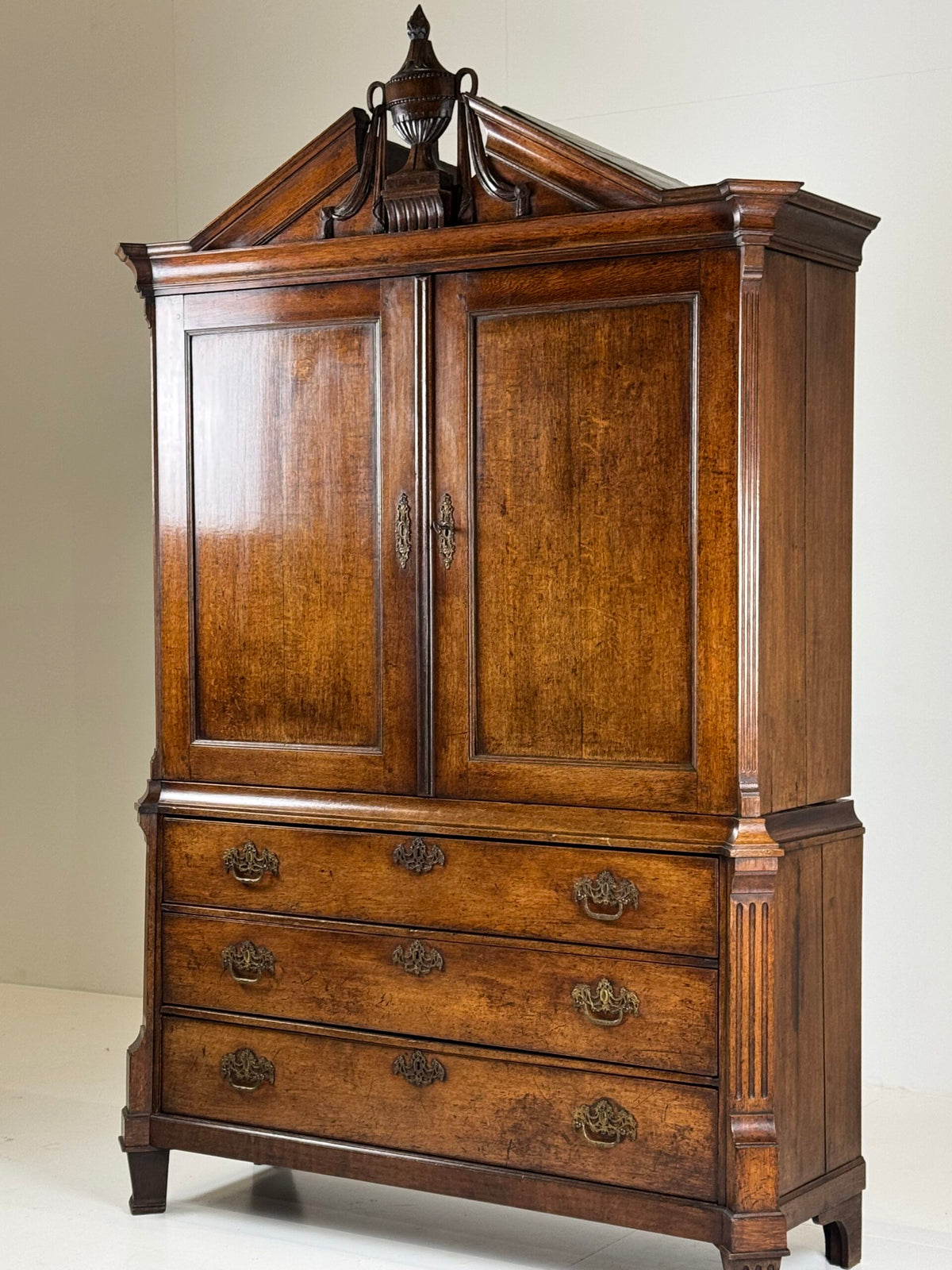 Dutch Solid Oak Cabinet, Late 18th Century, photo 4