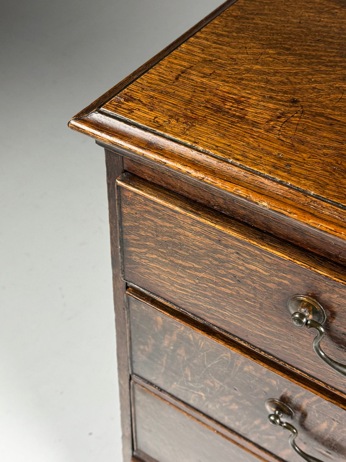 English Georgian Oak Chest of Drawers, circa 1780, photo 14