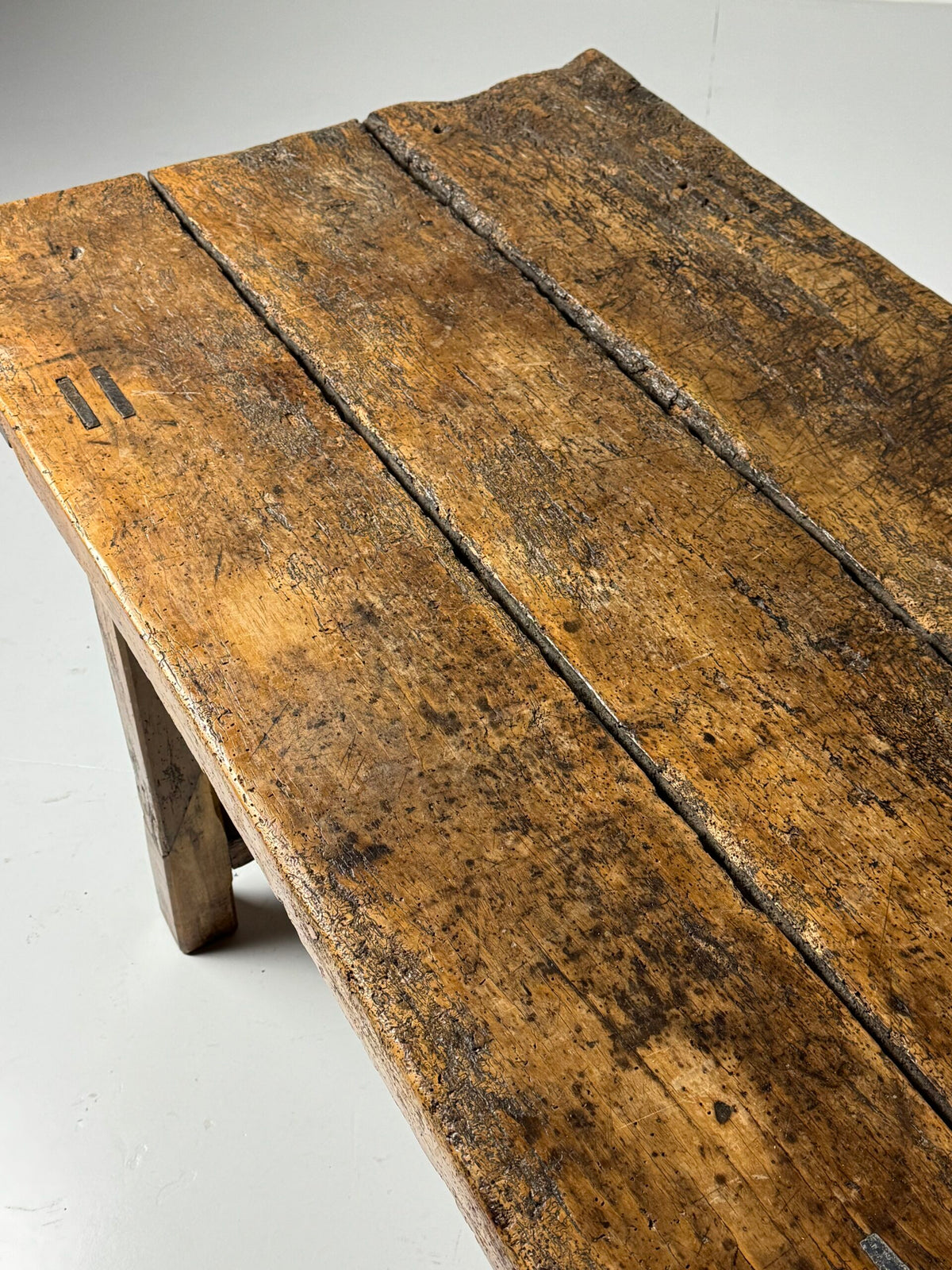 Very Robust French Refectory Table, 238 cm, Early 20th Century, photo 15