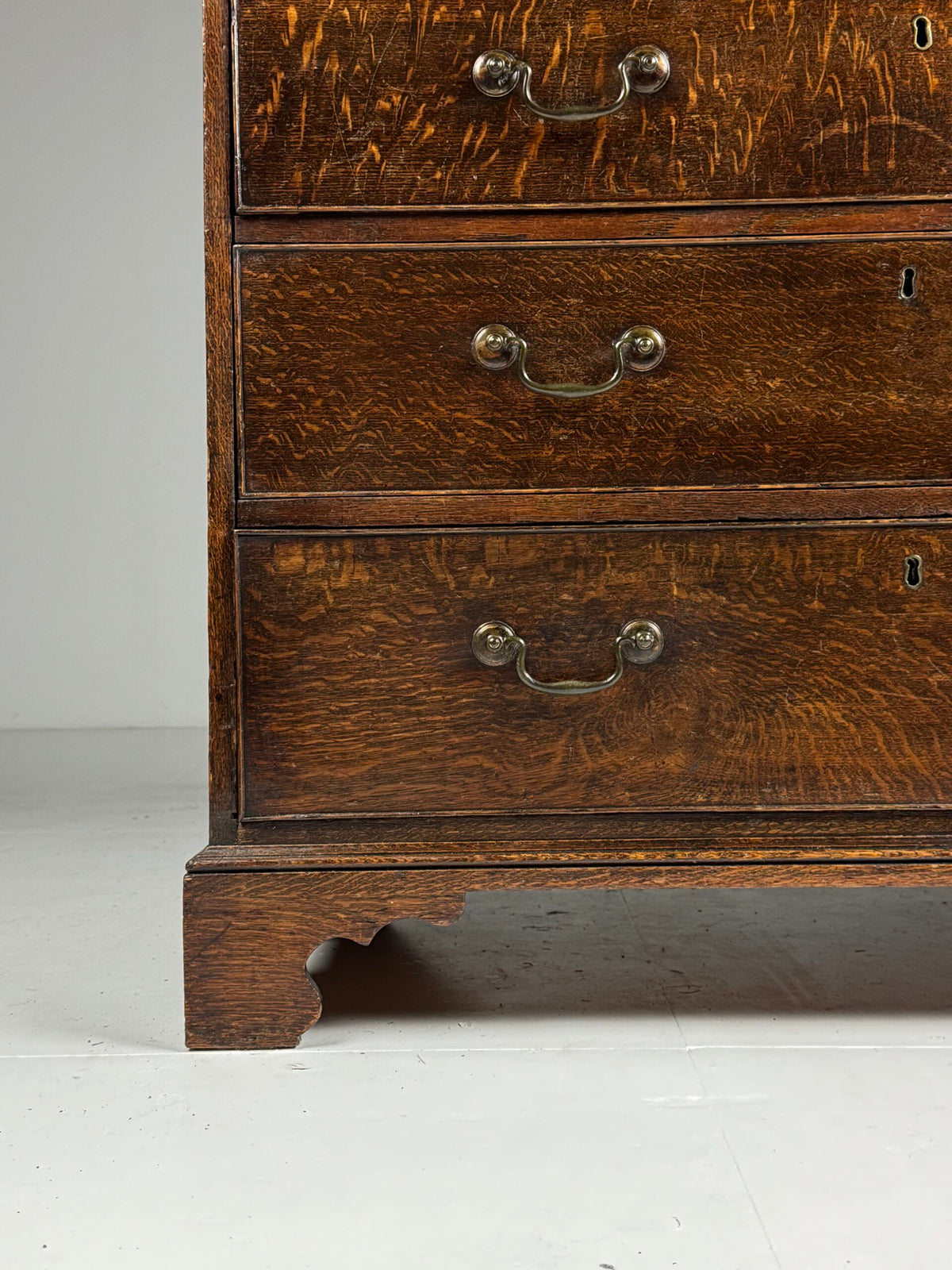 English Georgian Oak Chest of Drawers, circa 1780, photo 8