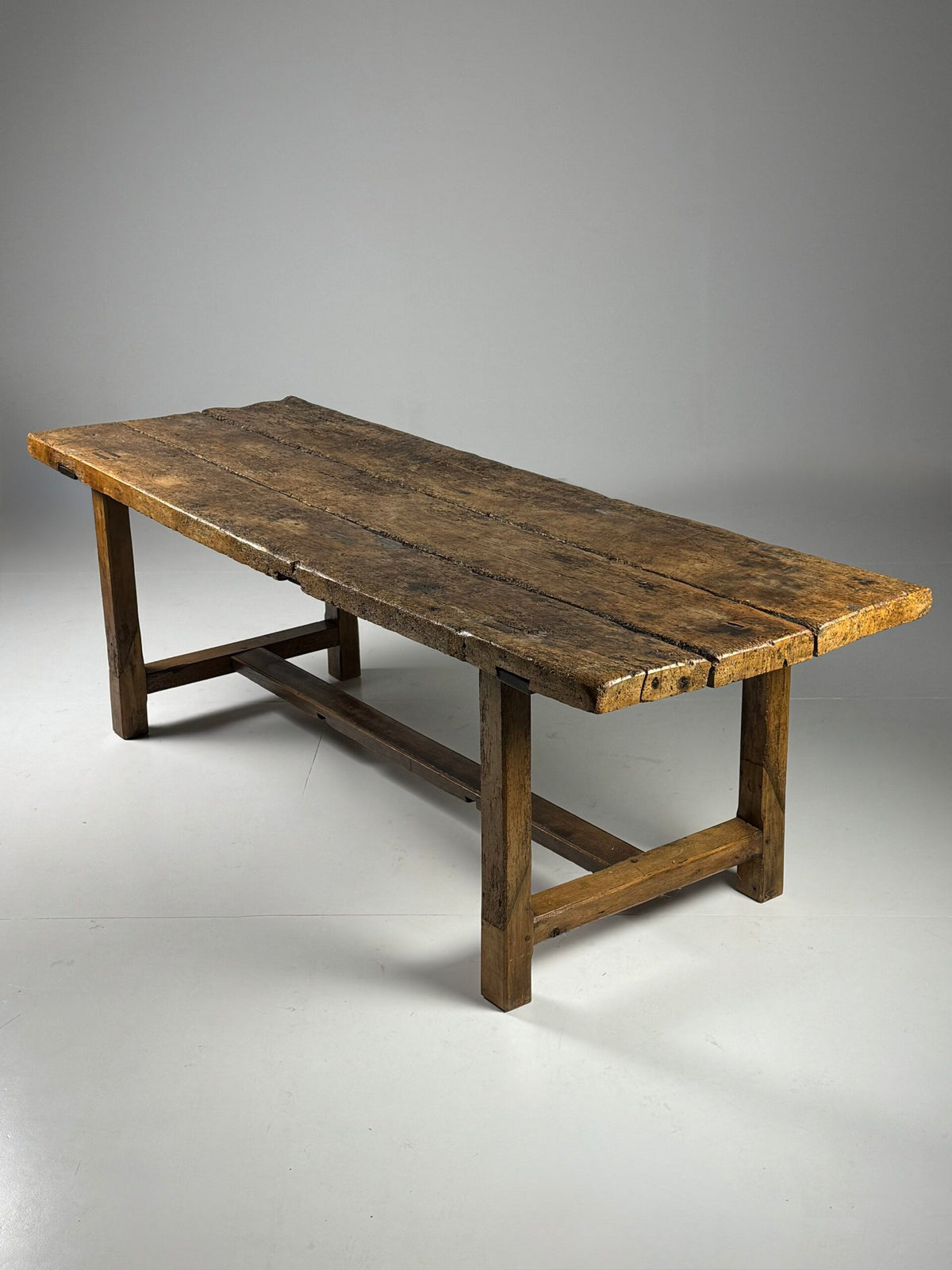 Very Robust French Refectory Table, 238 cm, Early 20th Century, photo 12