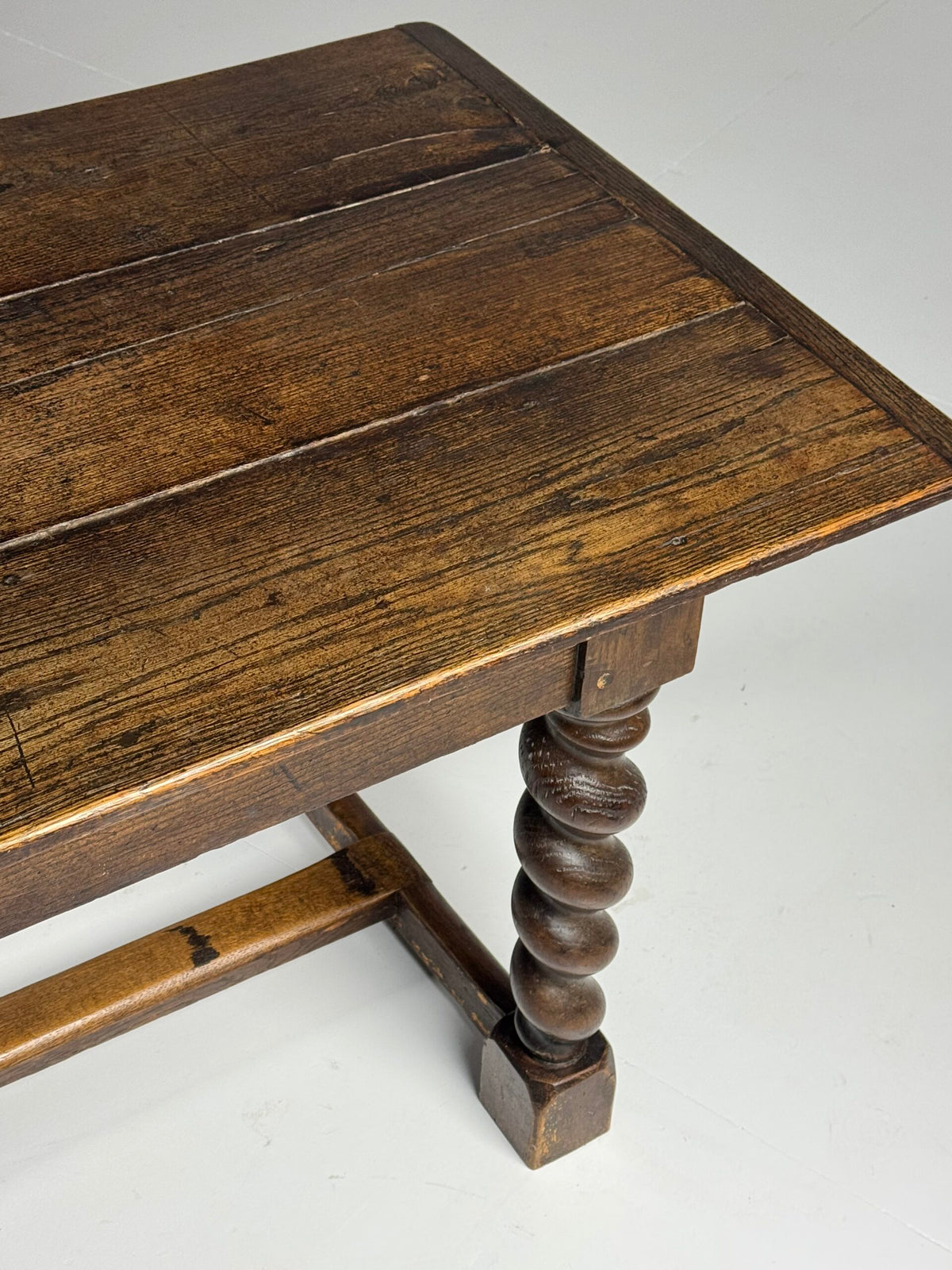 English Oak Dining Table with Turned Legs, c. 1800, photo 18