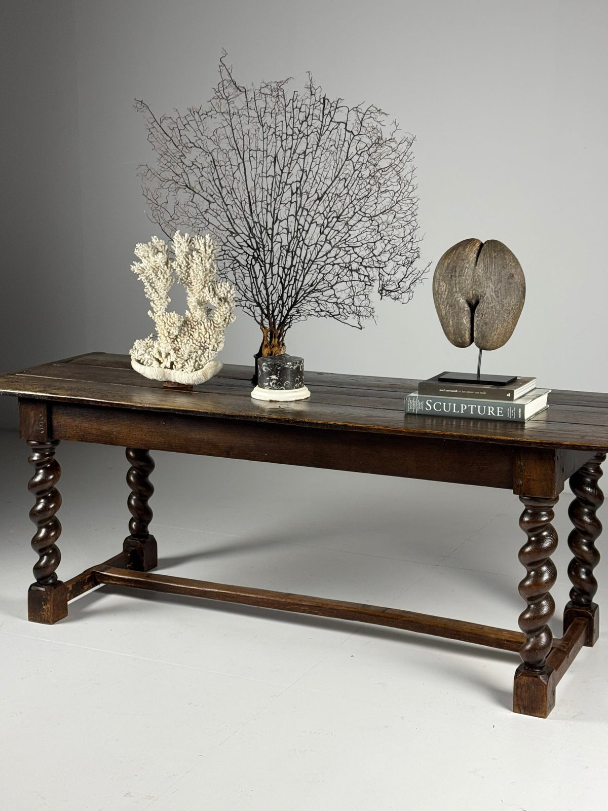 English Oak Dining Table with Turned Legs, c. 1800, photo 4