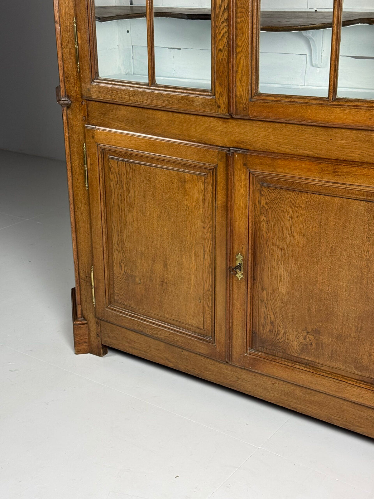 Very Large Belgian Oak Bookcase or Buffet Cabinet, c. 1800, photo 33