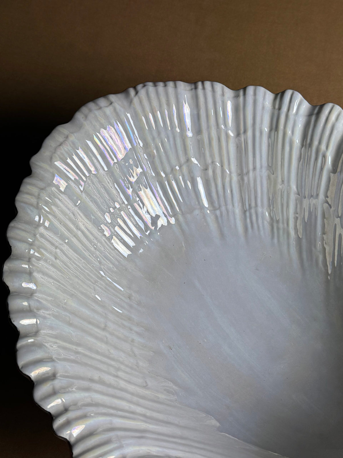 Large French Shell Shaped Dish, c. 1960, photo 7