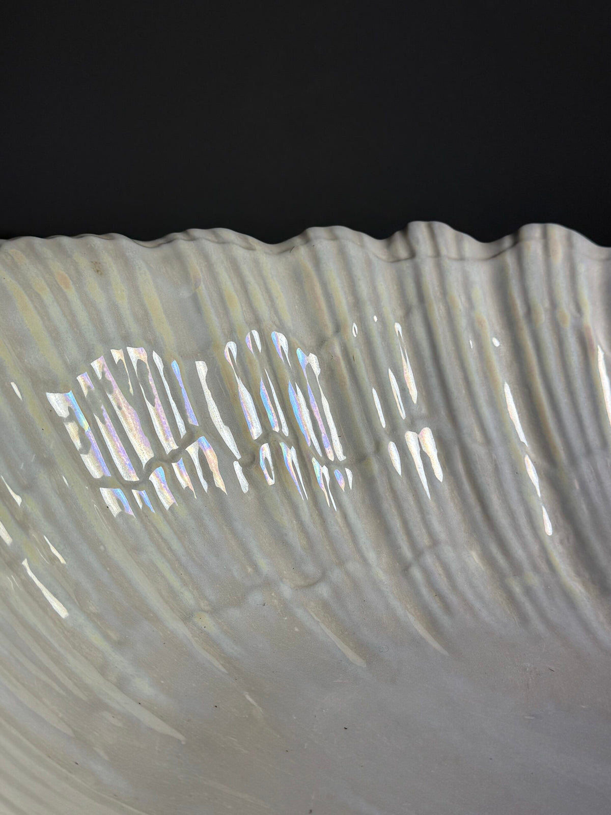 Large French Shell Shaped Dish, c. 1960, photo 9