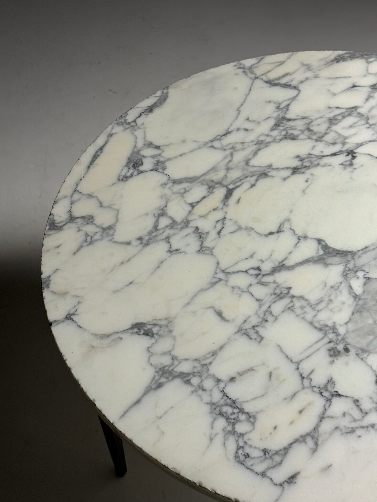 Vintage Italian White Marble Top Coffee Table, Belgium, photo 19