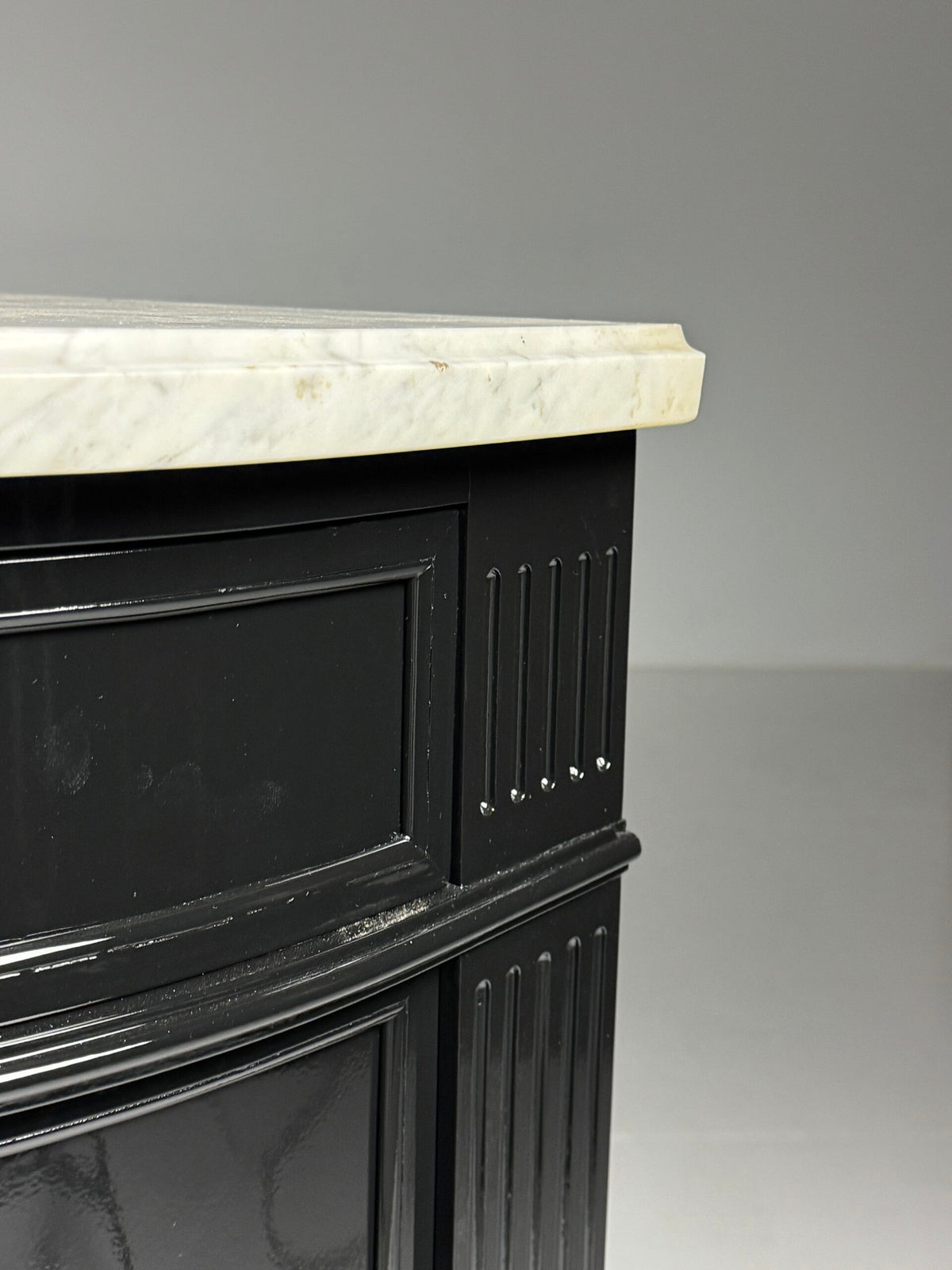 Black Louis XVI Style Sideboard, France, c. 1950, photo 31