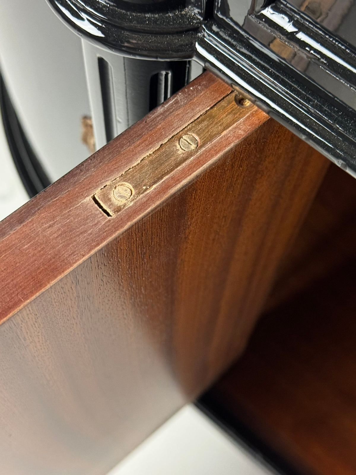 Black Louis XVI Style Sideboard, France, c. 1950, photo 10