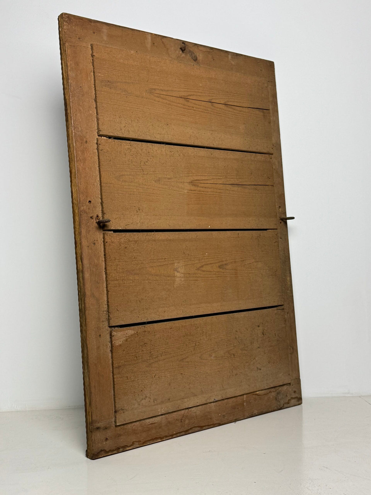 French Gilt Ribbed Frame Mirror, 19th Century, photo 4