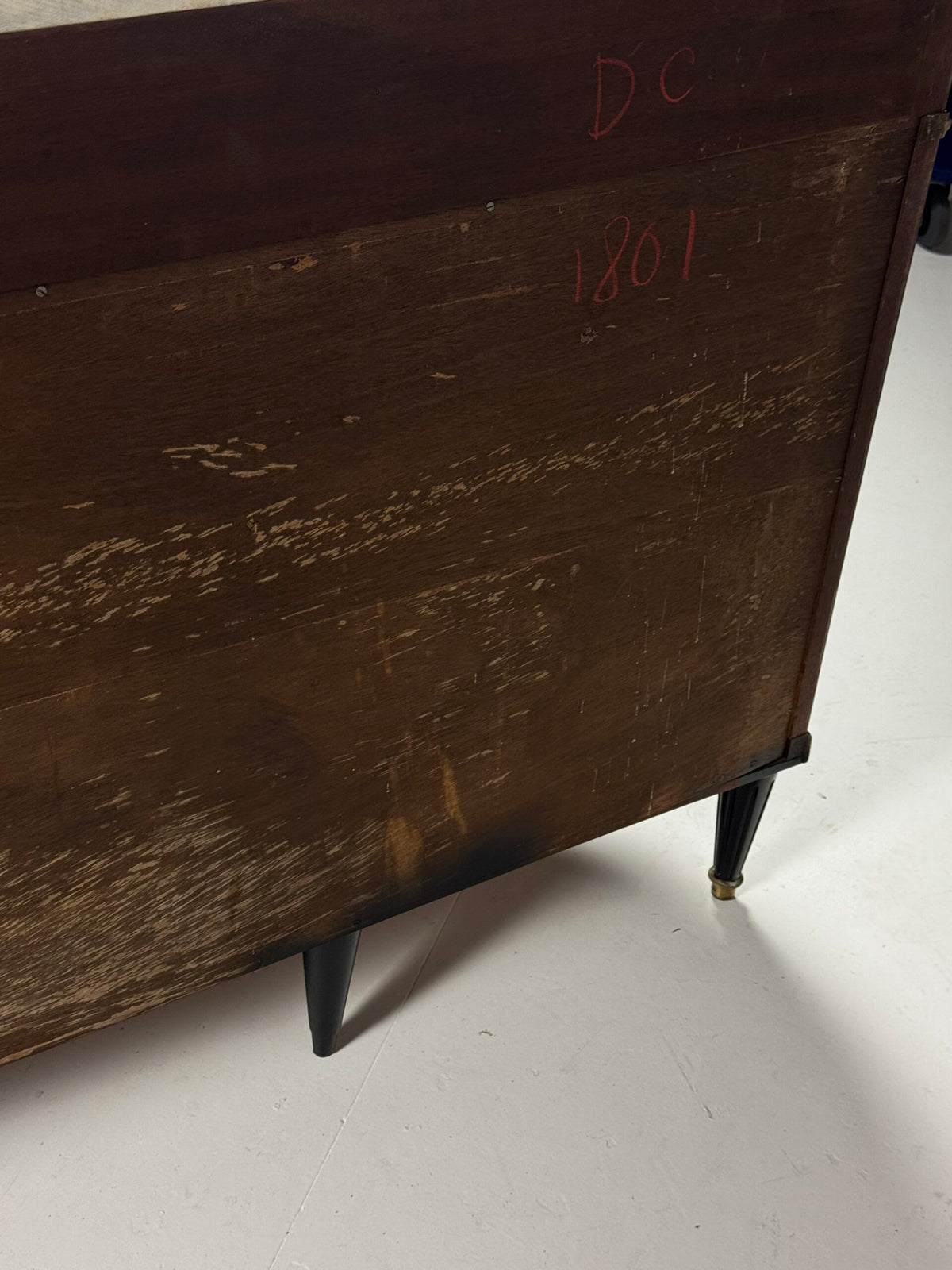 Black Louis XVI Style Sideboard, France, c. 1950, photo 4