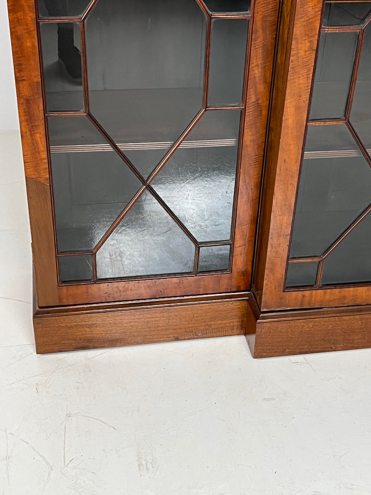 English Mahogany Breakfront Display Cabinet, 19th Century, photo 2