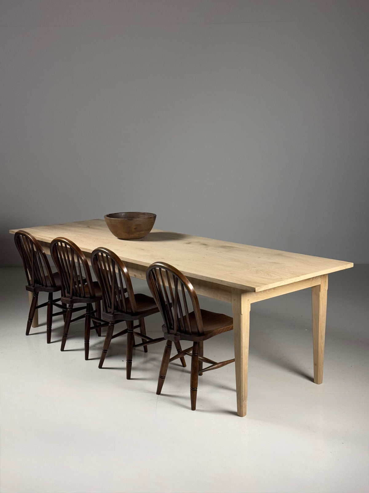 Handmade French Style Solid Oak Dining Table, 200 cm, photo 1