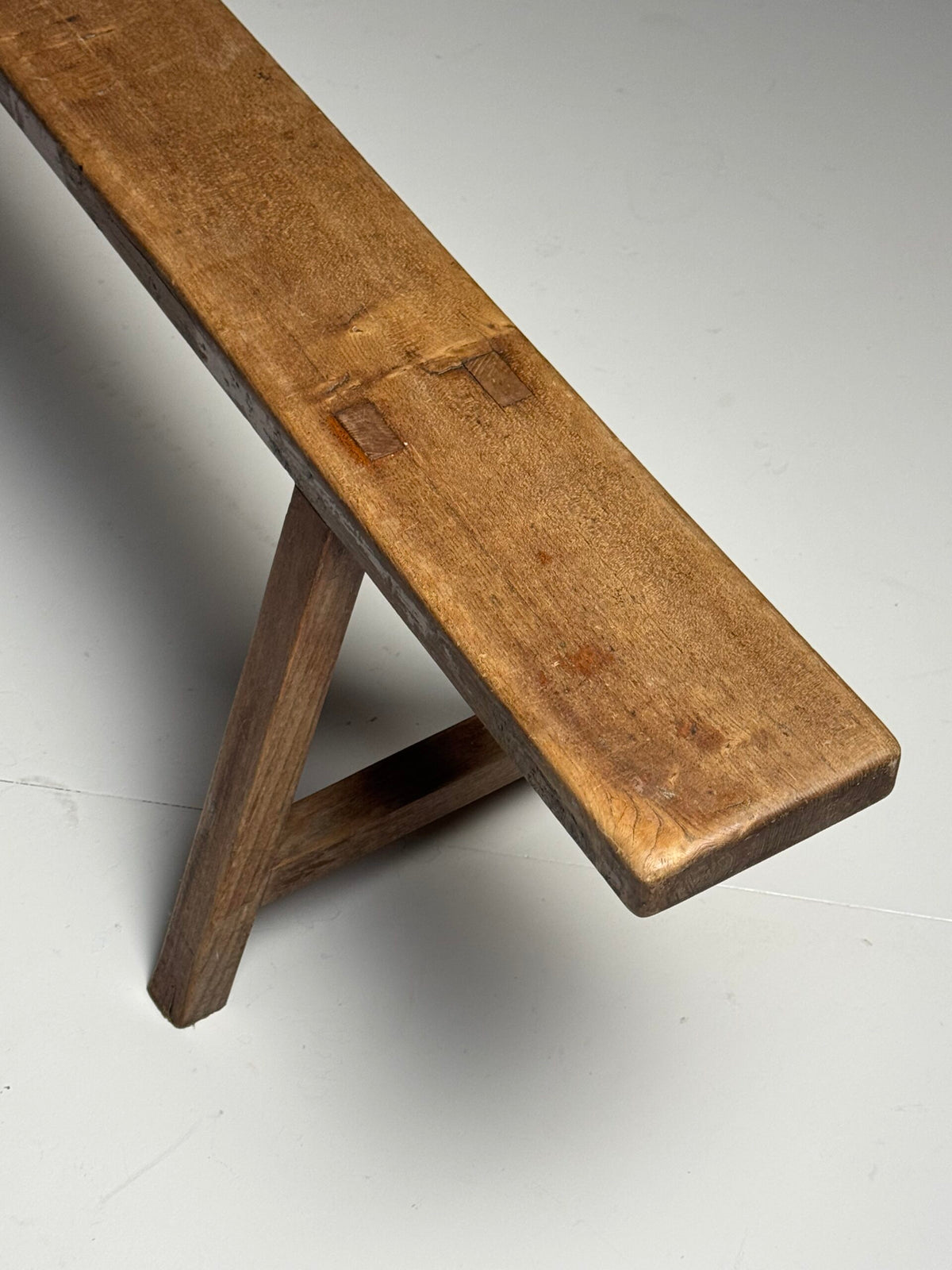 Pair of French Oak Dining Benches, 260 cm, c. 1900, photo 10