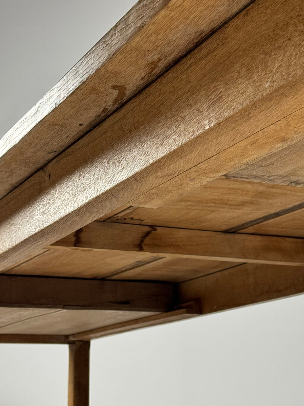 Giant French Oak Refectory Table, 19th Century, photo 3