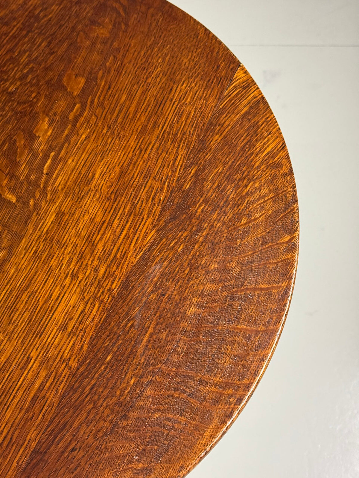 English Solid Oak Side Table, c. 1900, photo 12