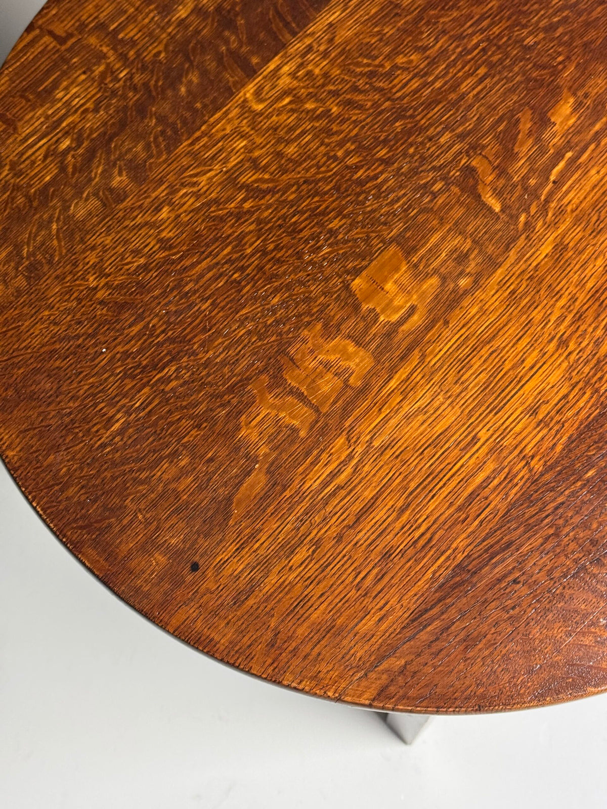 English Solid Oak Side Table, c. 1900, photo 11