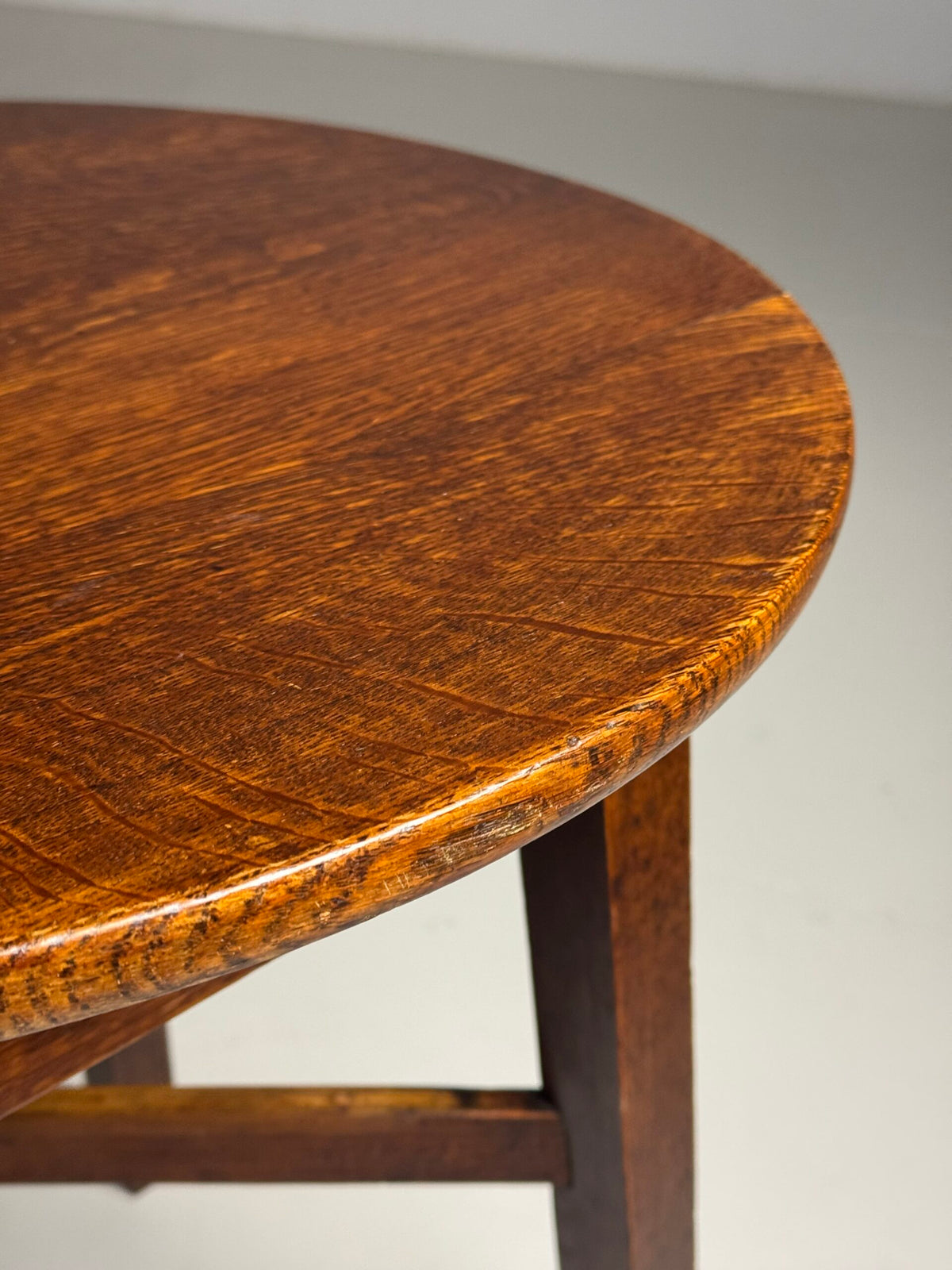 English Solid Oak Side Table, c. 1900, photo 10