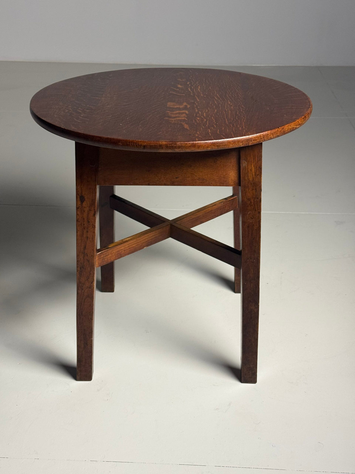 English Solid Oak Side Table, c. 1900, photo 6